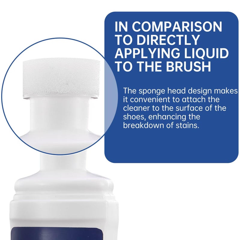 Alloda Shoe Cleaner+Shoe Whitener, Sneaker Cleaner, Brush-Shoe Cleaning Kit - Image 4