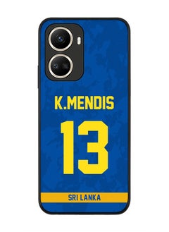 Rugged Black Edge Case for Huawei nova 10 SE, Slim fit Soft Case Flexible Rubber Edges Thin Cover - Player Name - Kusal Mendis, Jersey Number- 13