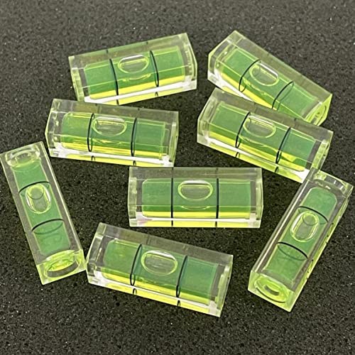 ZUJHPYMI 10Pcs Small Bubble Level 10x10x29mm Mini Square Bubble Spirit Levels Precision Measuring Layout Tools (10x10x29mm, Non-Magnetic) - Image 4