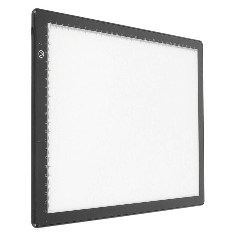 Ultra Slim LED Light Box Scanner For Slides And Negative Films USB Powered Adjustable Brightness Black A4 Size - Image 5