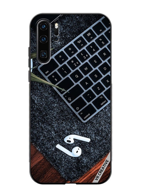 Protective Case Cover For Huawei P30 Pro Earphone With Keyboard Design Multicolour