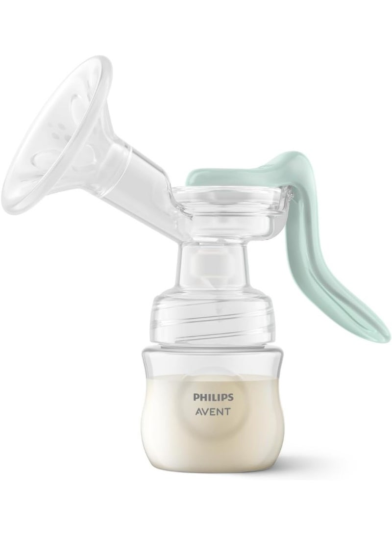 Philips Avent Essential Manual Breast Pump SCF417/11 with Silicone Massage Cushion, BPA Free - Image 2