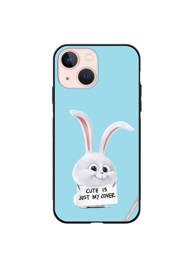 VR CREATIVE Protective Case Cover For Apple iPhone 13 mini Bunny Design Multicolour - Image 1