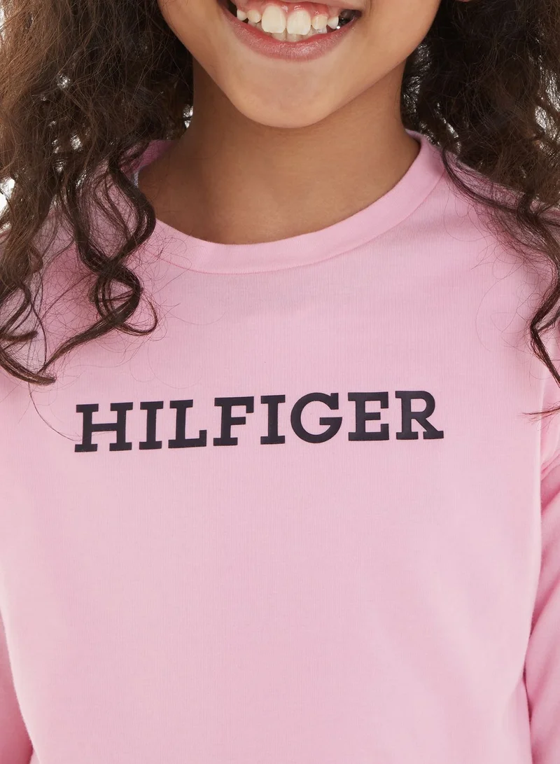 TOMMY HILFIGER Long Sleeves Leggings Pj Set