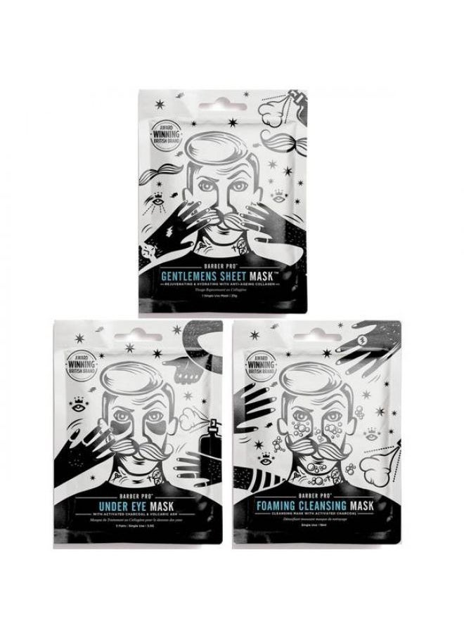 Barber BARBER PRO Facial Mask Trio 