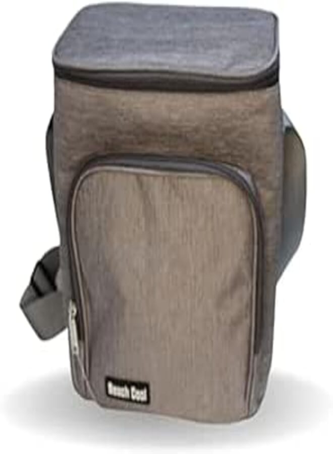 Hot & Cold Lunch Bag with Adjustable Strap (Light Grey-10L)