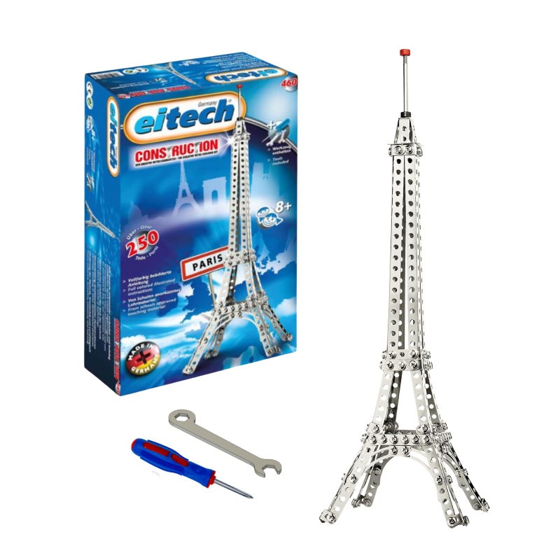 Eitech Landmark Series Eiffel Tower Construction Set Educational Toy Intro to Engineering STEM Learning with 250 Pieces Promotes Innovation Creativity and Cognitive Development - Image 2