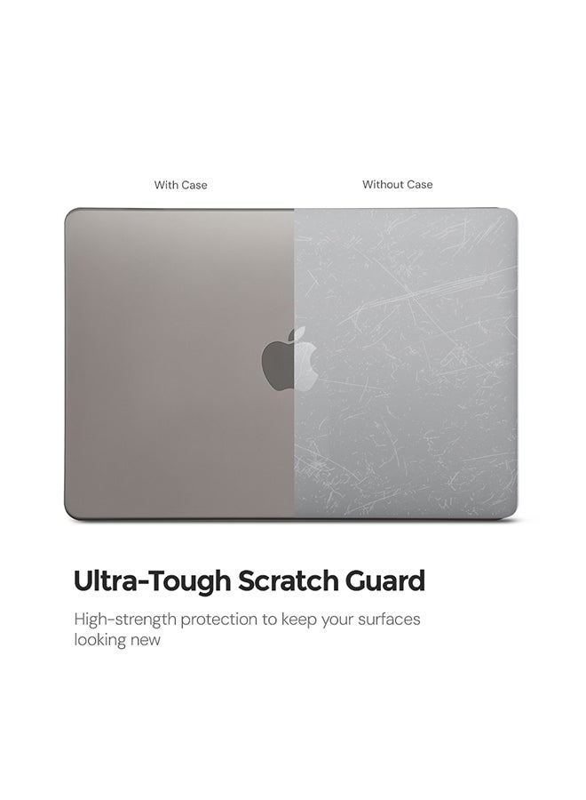 O Ozone Matte Case Compatible with MacBook Pro 14 inch (A2442, A2779, A2918, A2992) 2021 (A3112, A3185, A3401) M4 2024 (A3434) M5 – Hard Shell Case with Keyboard Cover & Screen Protector, Grey - Image 2