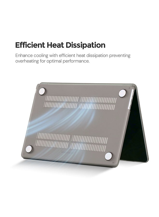 O Ozone Matte Case Compatible with MacBook Pro 14 inch (A2442, A2779, A2918, A2992) 2021 (A3112, A3185, A3401) M4 2024 (A3434) M5 – Hard Shell Case with Keyboard Cover & Screen Protector, Grey - Image 3