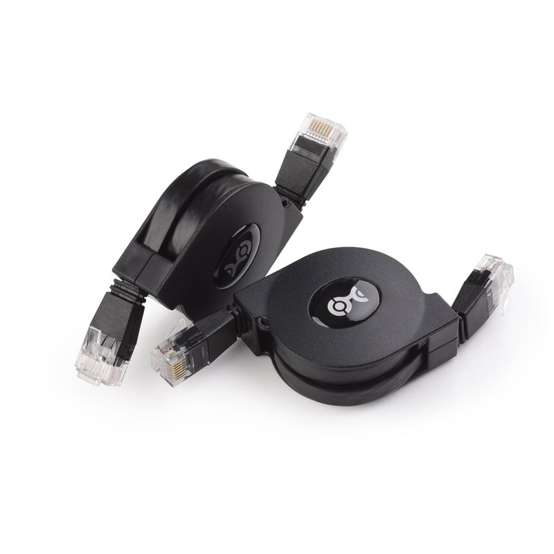 Cable Matters 2-Pack Retractable Ethernet Cable 3ft (Retractable Cat 5e Cable, Cat5e Cord) Supporting 10/100/1000 Mbps Gigabit Ethernet - Image 5