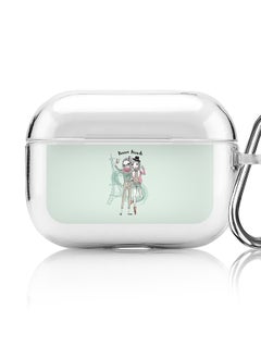 Stylizedd Classic Clear printed Case for Apple AirPods Pro 2nd Generation Thin Transparent Cover [Designed for Apple AirPods Pro 2nd Generation] - Forever Friends  - Image 1