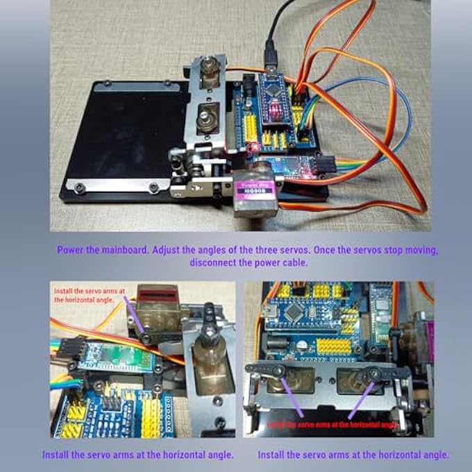 DIY DRAWING ROBOT KIT, EDUCATIONAL STEM WITH FULL METAL GEAR SERVO SYSTEM AND BT DRAWING TRANSFER FOR KIDS, ENHANCES CREATIVITY AND HAND EYE COORDINATION - Image 4