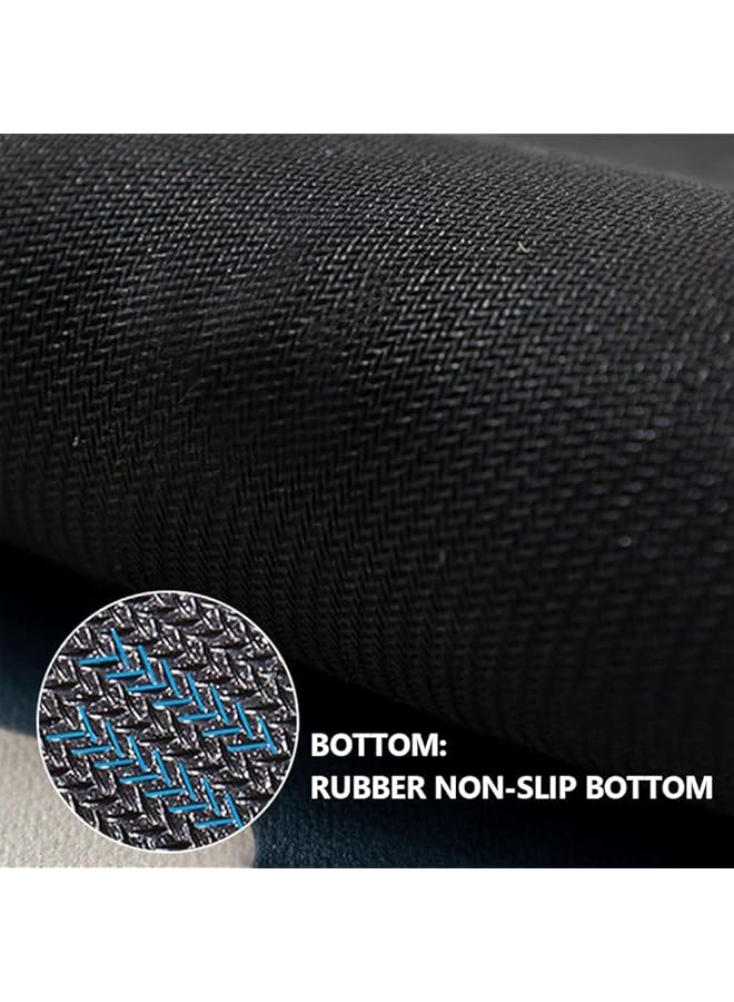 إيروريكس سجادة حمام مع سجادة حمام عالية الامتصاص وسريعة الجفاف سجادة أرضية مبطنة بقماش يشبه القطن قابلة للغسل في الغسالة سجادات حوض استحمام لغرفة الاستحمام وغرفة النوم 40 × 60 سم ياقوت - Image 4