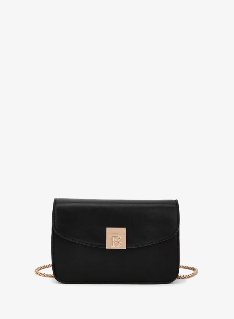 Flora Bella Logo Accent Crossbody Bag with Chain Strap