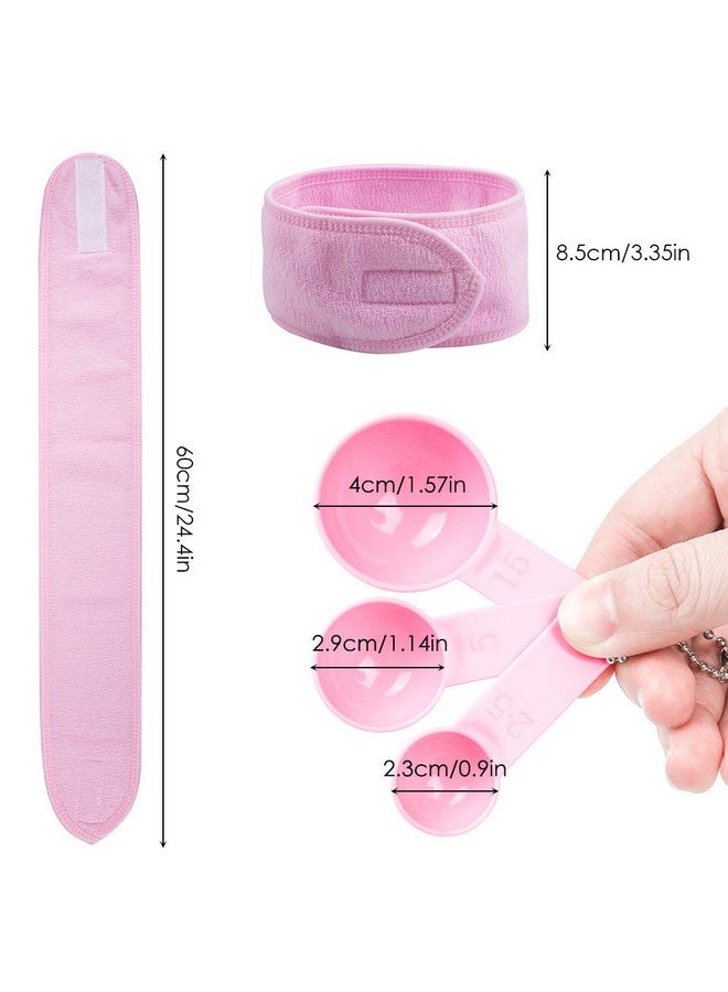 YuCool Diy Facemask Mixing Tool Setyucool Diy Mask Mixing Bowl Set Silicone Bowls For Facialspink - Image 3