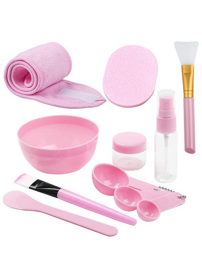 YuCool Diy Facemask Mixing Tool Setyucool Diy Mask Mixing Bowl Set Silicone Bowls For Facialspink - Image 1