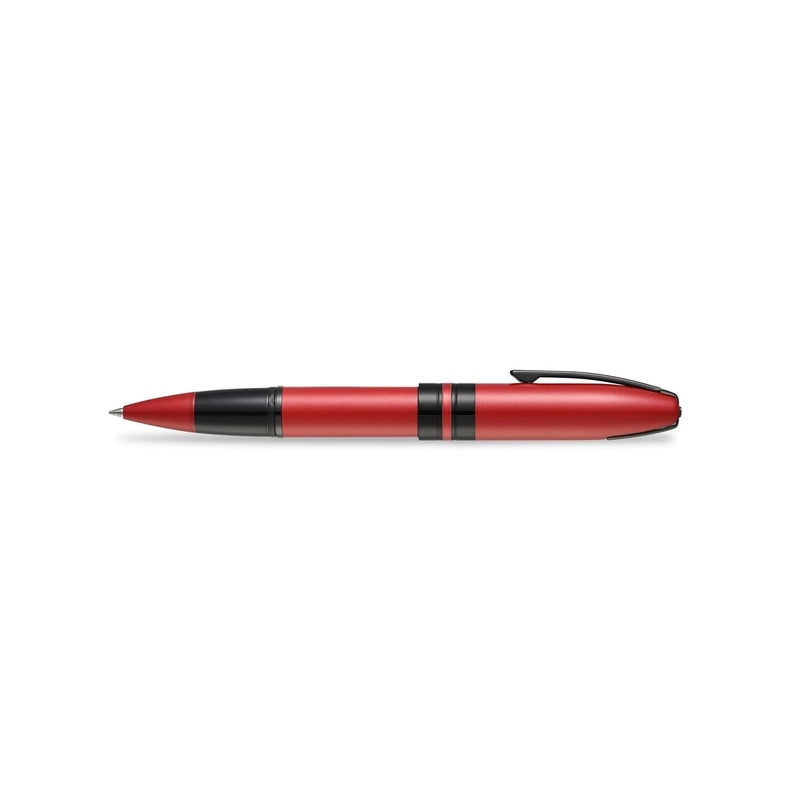 SHEAFFER قلم شيفر أيكون E9111 معدني أحمر مع تفاصيل سوداء PVD - Image 5