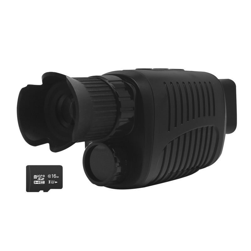 Outdoor Night Vision Device Infrared Optical Night Vision Monocular Device 10 Languages 5X Digital Zoom Photo Video Playback 500~1000M Full Dark Viewing Distance for Outdoor Hunt Boating - Image 1