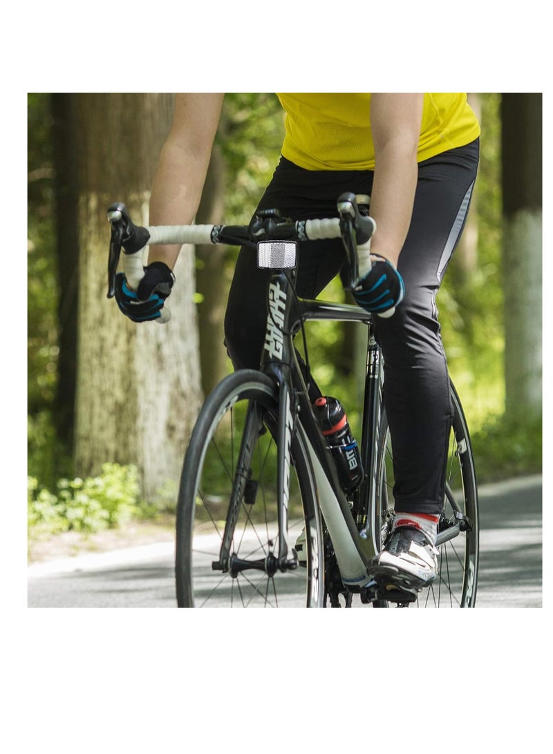 SUNSAR Bike Front and Rear Reflectors Kit (8 Pcs), Bicycle Wheel Spoke Reflectors Kit, Bike Cycling Safety Warning Reflectors for Handlebar and Seat Post - Image 3