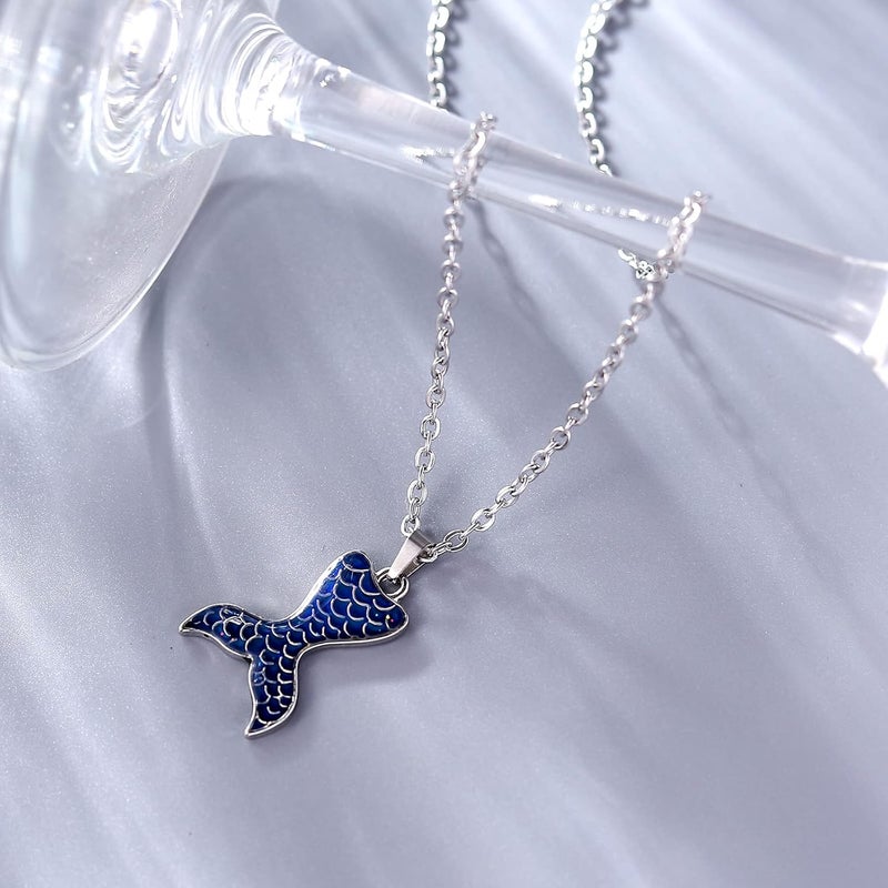 FM FM42 Temperature Sensing Color Changing Pendant Necklace with 19.29" Stainless Steel Rolo Chain - Image 5