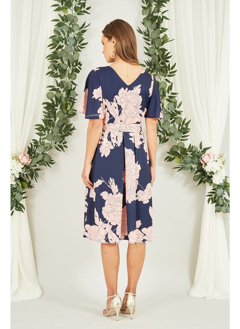 MELA LONDON Floral Print Midi Dress - Image 2