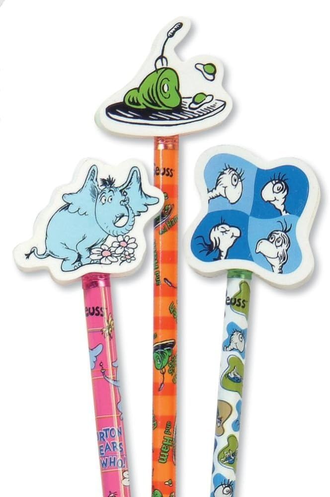 Geddes Raymond 66865 Dr. Seuss Number 2 Pencils With Giant Pencil Top Erasers (Pack of 36) - Image 5