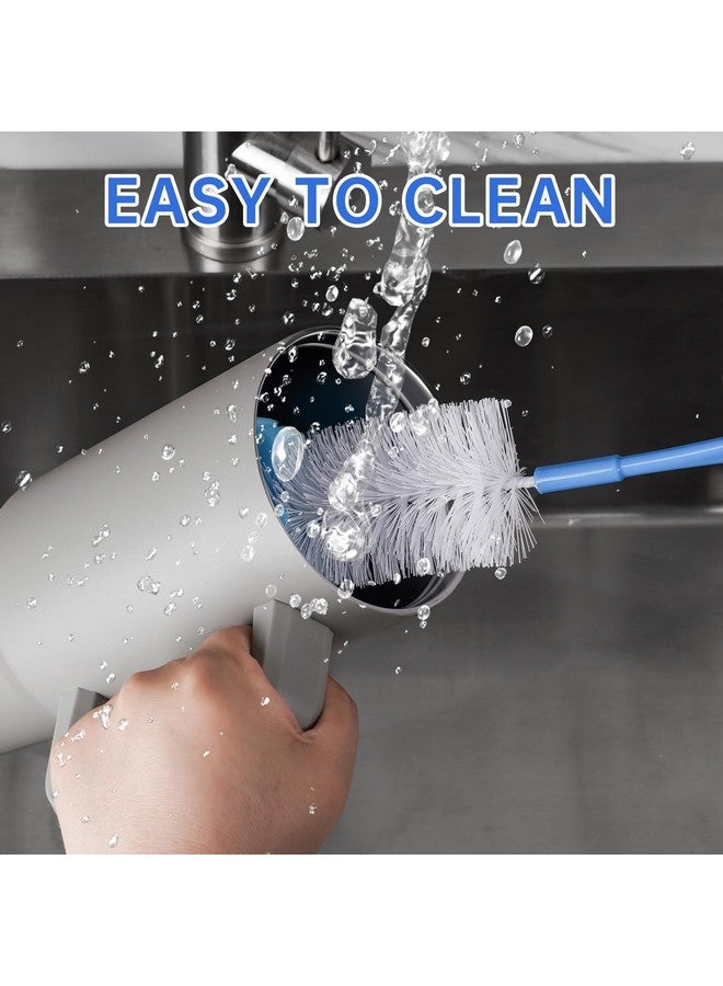 NiHome NiHome 8 Pack Bottle Brush Cleaning Kit for Stanley Tumbler, 12" Extra Long Straw Brushes, Long Handle Bottle Cleaner Brush with 4-in-1 Bottle Cap Cleaner Brush for Water Bottle, Baby Bottle - Image 2