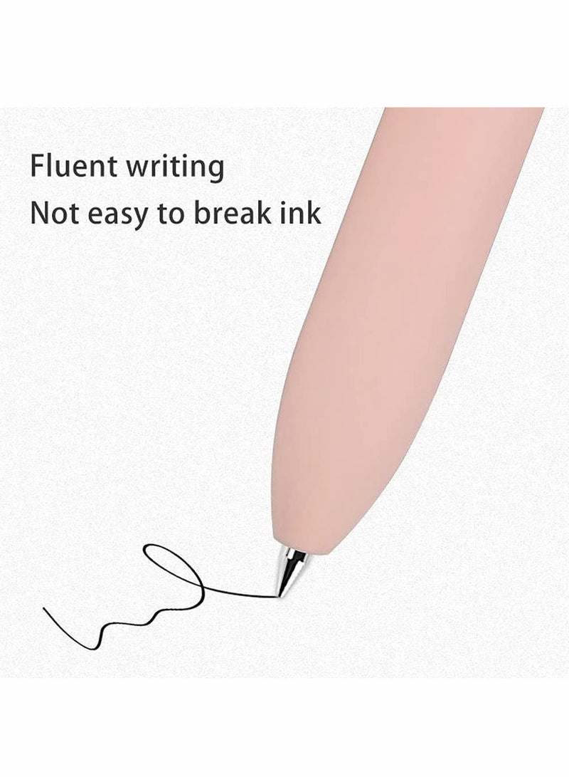 SYOSI 8PCS Cute Cat Press 0.5 Gel Pen, Boxed Pen, Office Pen, Quick-Drying Neutral Pen, Retractable Gel Ink Black Pen Rollerball Pens, for Cat Lovers Kids Stationery School Office Supplies - Image 4