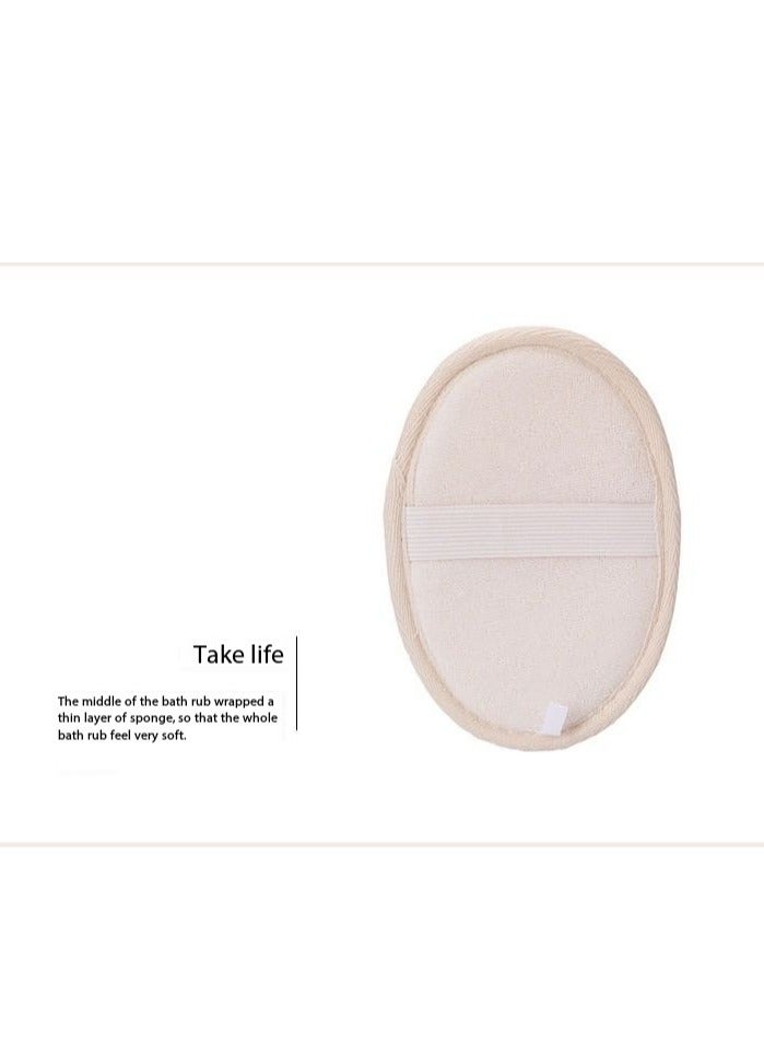 3PCS Natural Loofah Sponge Body Scrubber - Image 2