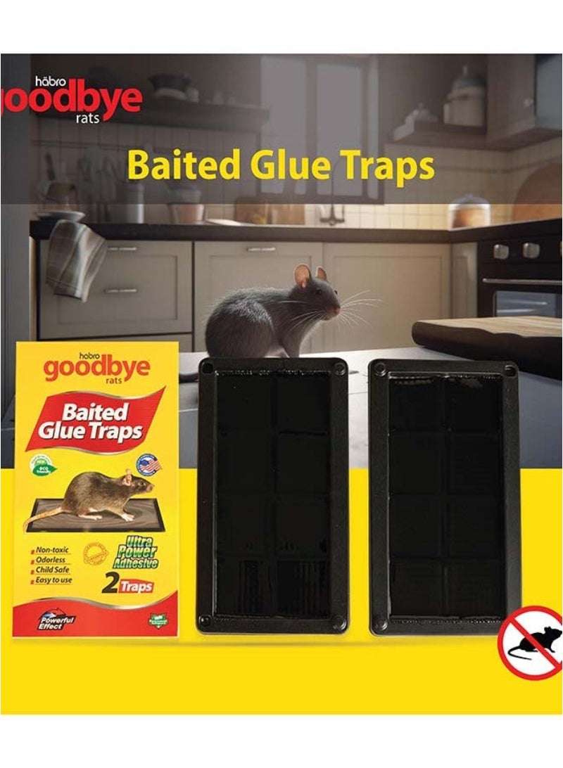 Generic Baited Glue Trap for Rats and Rodents (2-Pack) - Effective and Safe Rodent Control  - Image 2