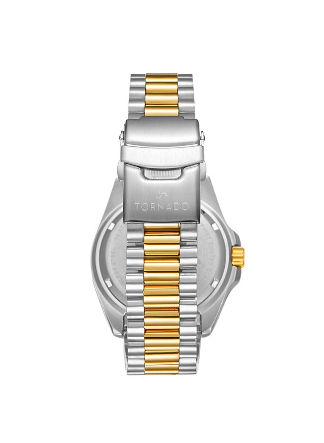 TORNADO Men's Stainless Steel Analog Watch T22001-TBTH - 42x50 mm - Image 3