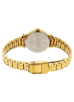 Sonata Round Shape Metal Analog Wrist Watch 8096YM02 23mm Golden  - Image 3