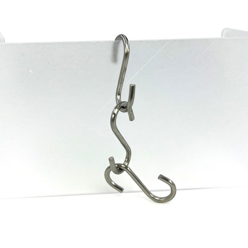 Vafon 200Pcs 1 Inch Stainless Steel S Hook Curtain Hanging Connectors Mini S Shaped Hangers Ornament For Diy Jewelry Chain Hardware Pet Name Tag Lure And Assembly Diy Crafts Doll House Towel Hook Key Ring - Image 3