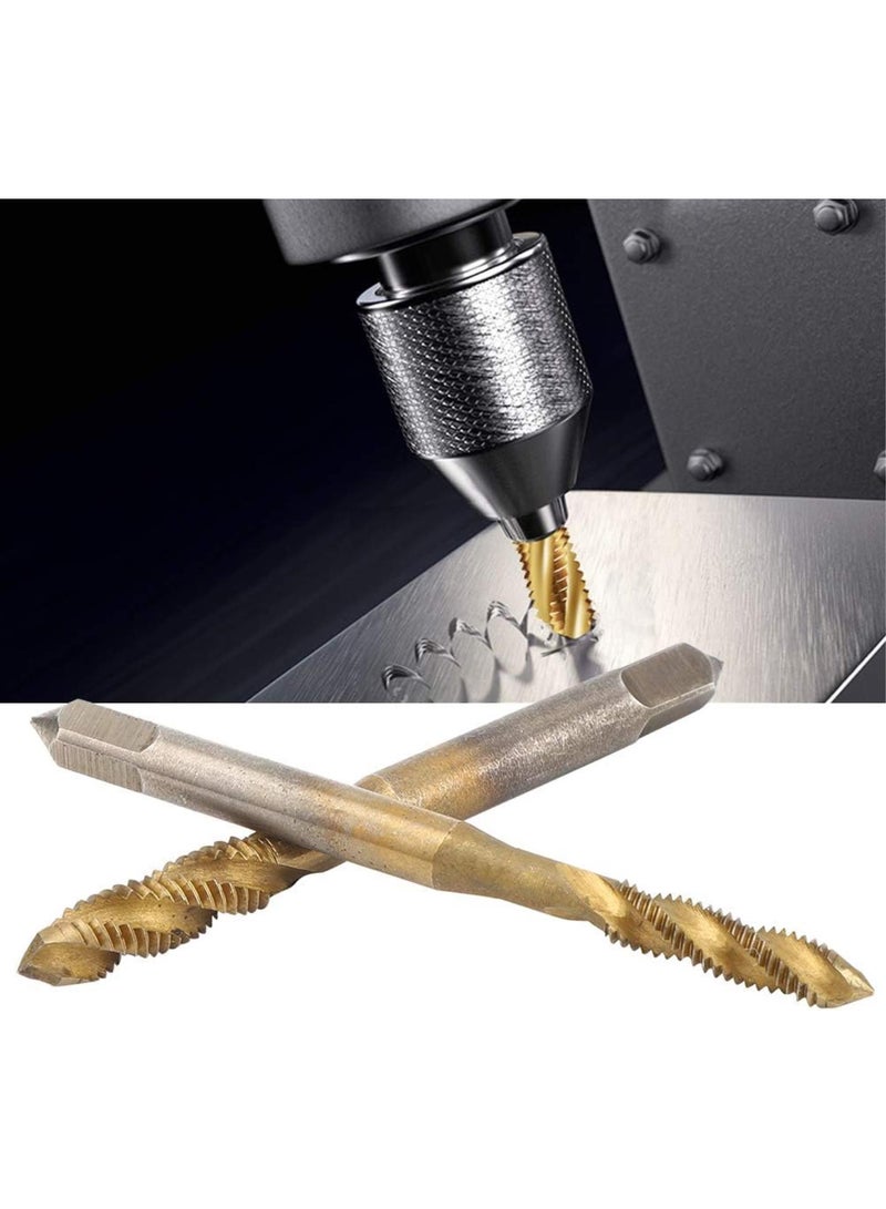 GGOOT 2PCs Screw Tap Hand Tool Hardware Accessory High Speed Steel for Spiral Cobalt Machine - Image 2