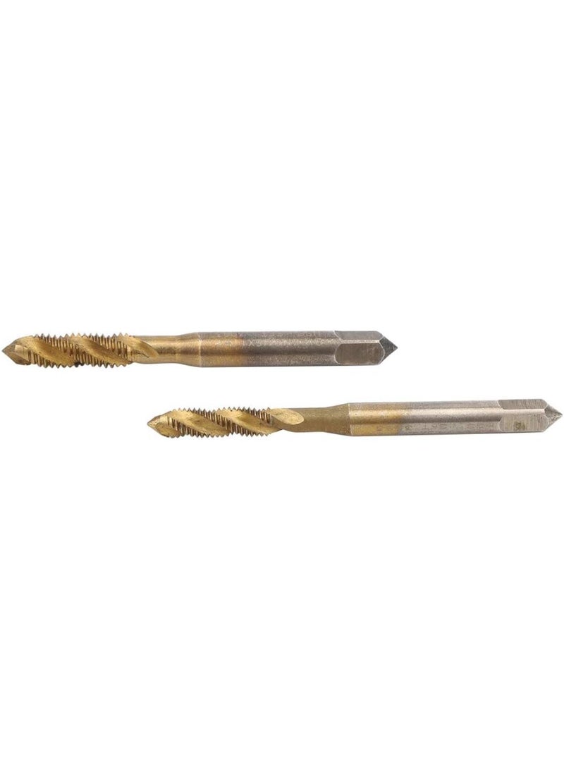 GGOOT 2PCs Screw Tap Hand Tool Hardware Accessory High Speed Steel for Spiral Cobalt Machine - Image 3