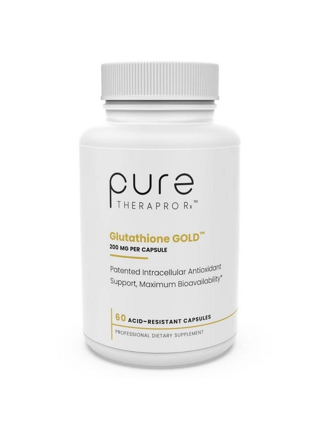 Pure Therapro Rx Sacetyl Glutathione Gold 60 Drcaps "Acidresistant"; 200Mg Per Capsule; Patented Acetylated Form Of Glutathione (Emothion); 2 Month Supply; Zero Fillers / Flow Agents; Pharmaceutical Grade - Image 1