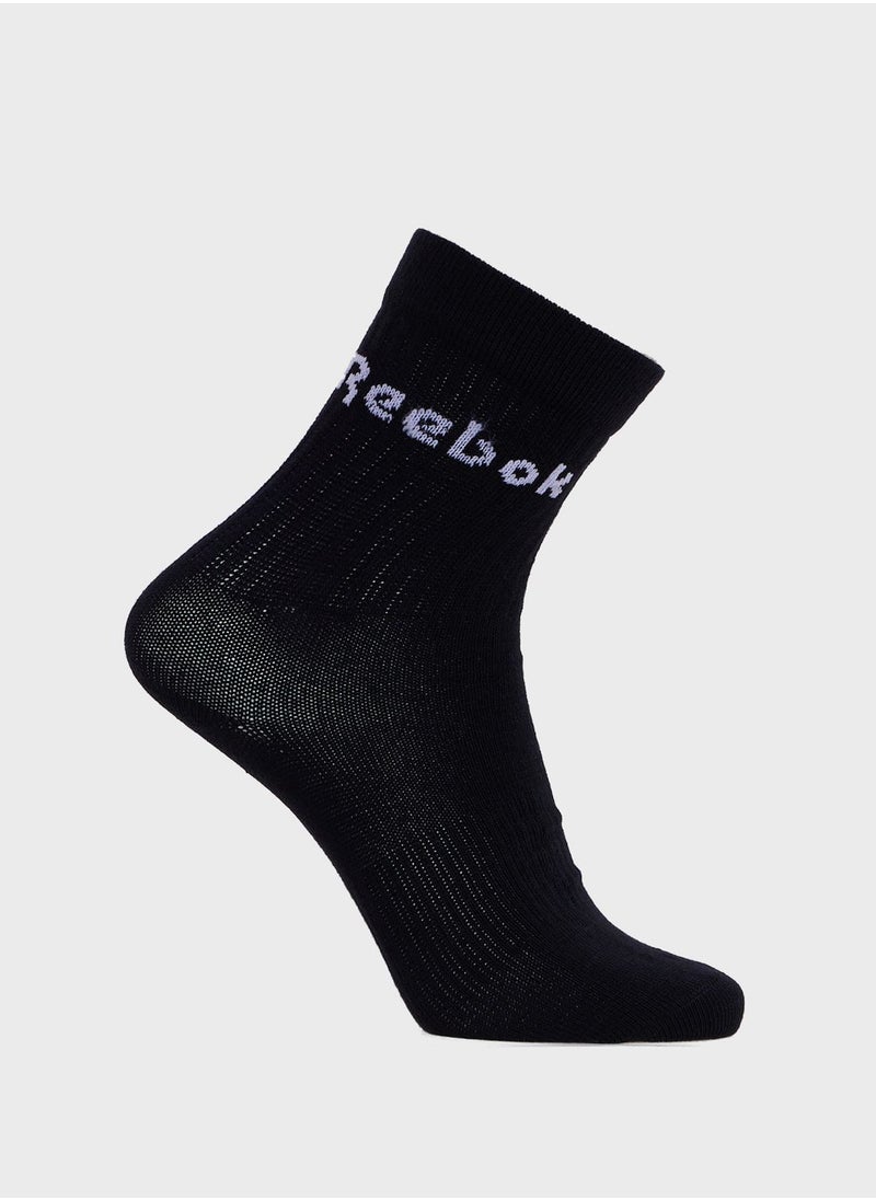 Reebok - 3 Pack Of Act Core Mid Crew Sock - Image 1