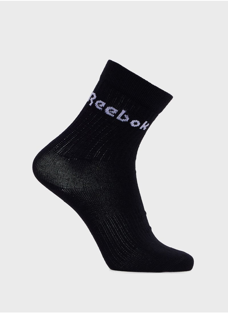 Reebok - 3 Pack Of Act Core Mid Crew Sock - Image 1