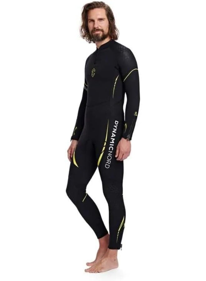 DYNAMICNORD DYNAMIC NORD diving FULLSUIT MEN 3MM SL-31 BLACK/YELLOW - Image 1