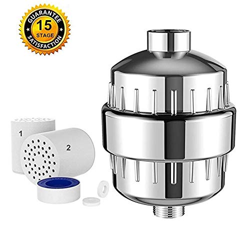 DR.WATER Dr. Water Shower Filter and Taps Hard Water Purifier for Kitchen and Bathroom, Chrome, 15 Stage - Image 4