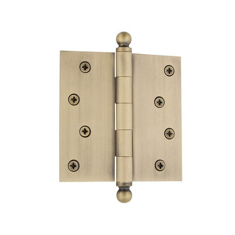 Nostalgic Warehouse Ball-Tip Residential Door Hinge with Square Corners - Image 4