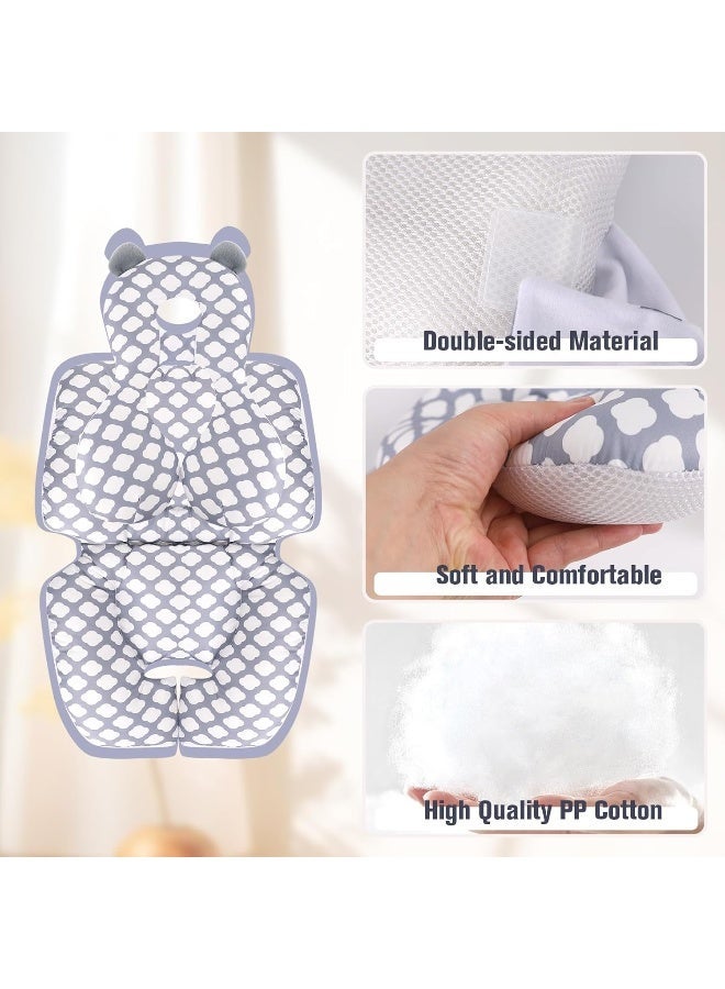 KAKIBLIN Soft Head Neck Support Cushion Pillow for Car Seat, Pushchair, Baby Carrier - Image 4