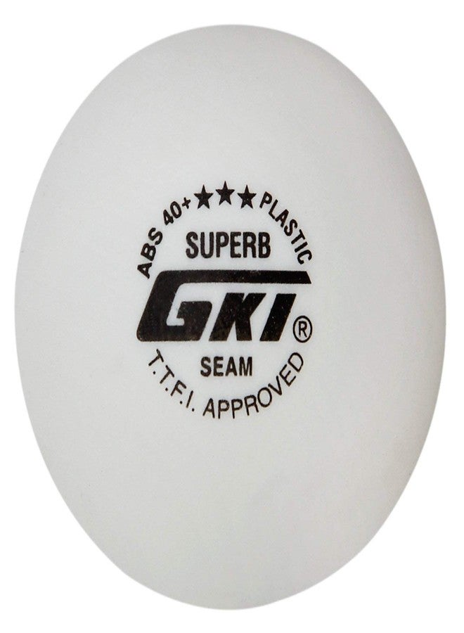 GKI Plastic Superb Table Tennis Balls Pack of 3, Multicolour - Image 5