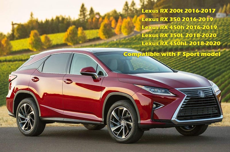 MOERTIFEI Car Mudguard Fender Mud Flaps Splash Guards Compatible with 2016-2019 Lexus RX 350 / 350L / 450h / 450hL / 200t - Image 2