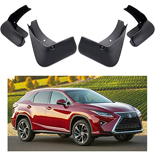 MOERTIFEI Car Mudguard Fender Mud Flaps Splash Guards Compatible with 2016-2019 Lexus RX 350 / 350L / 450h / 450hL / 200t - Image 1