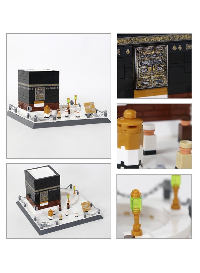NIBEMINENT Holy Kaaba Building Set | Masjid Al Haram Model | Makkah Islamic Toy for Kids & Adults | Kaaba Blocks Educational Game | DIY Mosque Construction Kit | Ramadan & Eid Gift  - Image 4