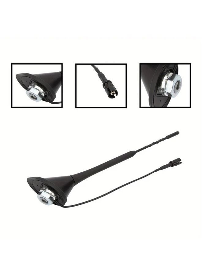 Black Shark Fin Antenna Cover For VW Jetta Bora Golf MK4 1998 2004 Noise Reduction - Image 3