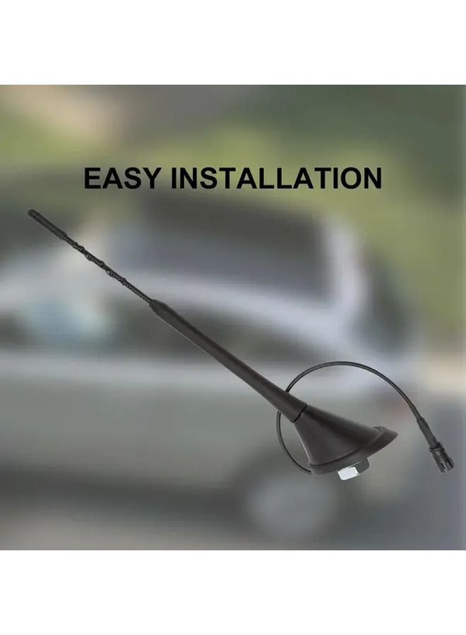 Black Shark Fin Antenna Cover For VW Jetta Bora Golf MK4 1998 2004 Noise Reduction - Image 5