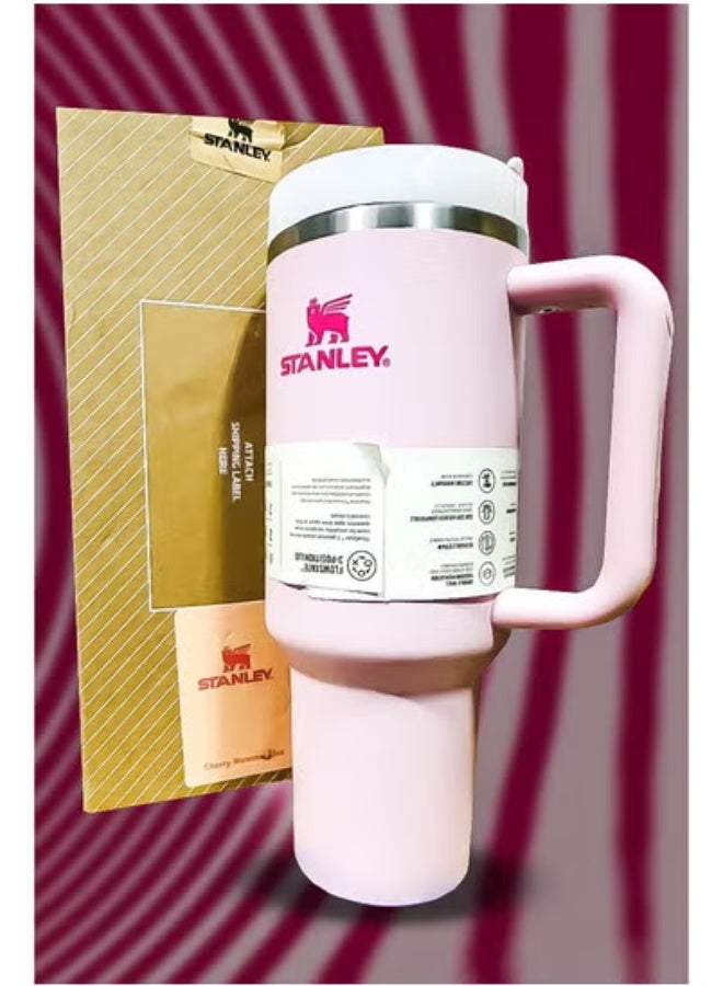 Stanley Stanley 40oz Tumbler – Limited Edition Stainless Steel Travel Mug with Reusable Straw | BPA-Free, Eco-Friendly & Dishwasher Safe | Leakproof FlowState™ Lid & Double-Wall Insulation Keeps Drinks Hot for 16 Hours and Cold for 24 Hours | Slim Base Fits Car Cup Holders | Sturdy Ergonomic Handle for Easy Use at Work, Home, Travel or On the Go - Image 2