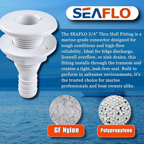 SEAFLO Thru Hull Fittings (3/4") - Image 3